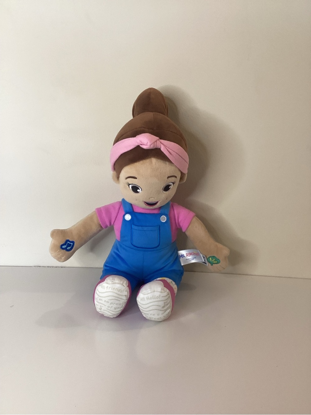 Interactive Pink & Blue Plush Doll - Brand: